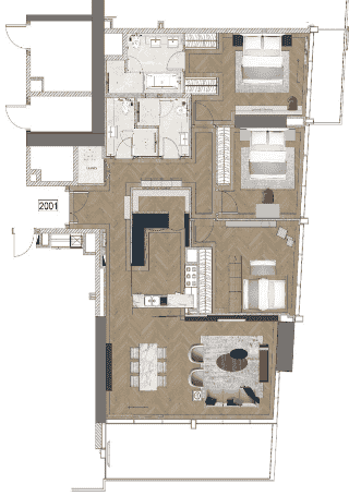 PARK GATES APARTMENT - interior company